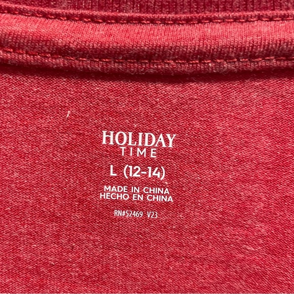 Santa 🧑🏼🎄 T-Shirt, Women’s Size L (12-14), NWT - Picture 2 of 4